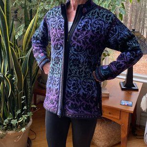 Icelandic Design Women's Wool Blend Sweater Size Small